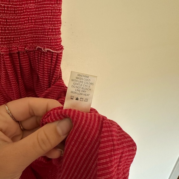 MAX STUDIO Red Ruffled & Tiered Mini Dress - Picture 4 of 6